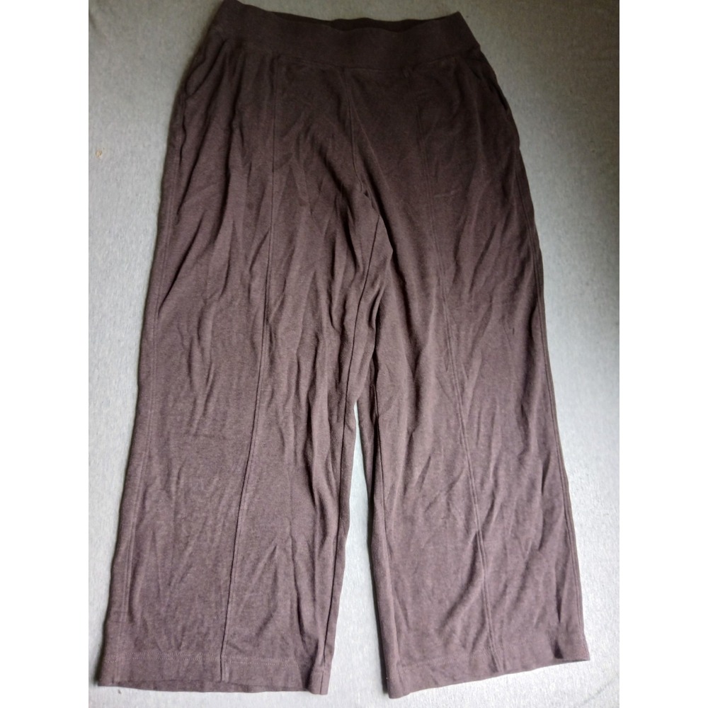 Pact Pants XL Airplane Pintucked Wide Leg Organic Cotton Pull On Comfort